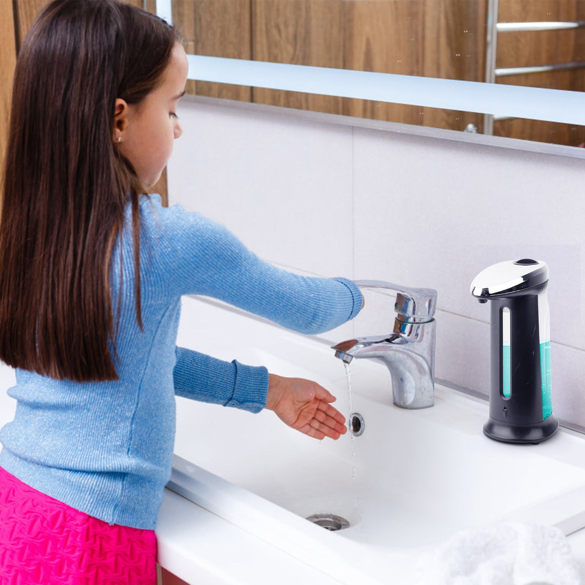 1pc automatic soap dispenser 400ml dimensions and features