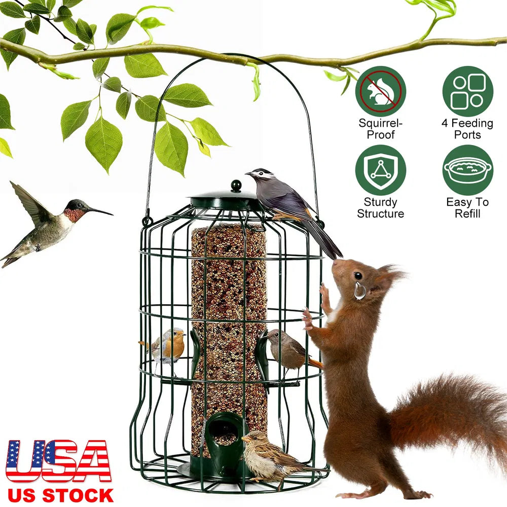 outdoor wild bird feeder squirrel product angle 6