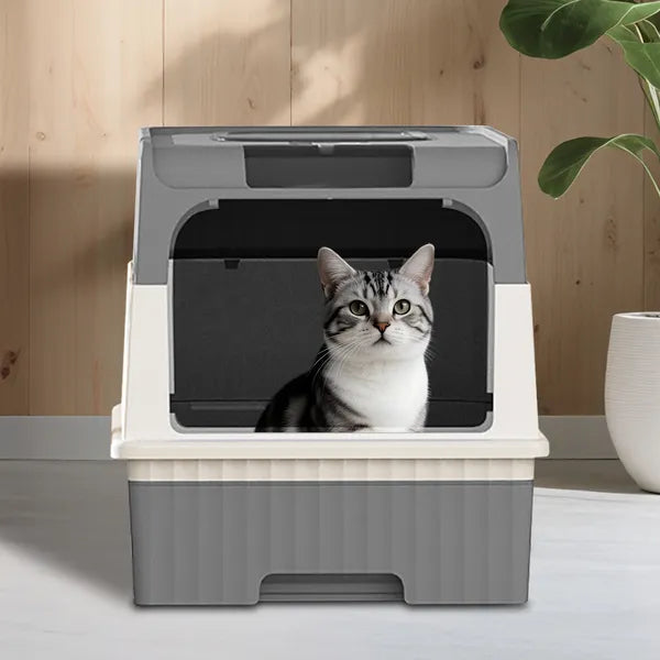 GreyMagic Cube Intelligent Cat Litter Box Free Hands Enjoy Pure Life & - Image 3