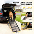 pawhut dog car ramp extra main view