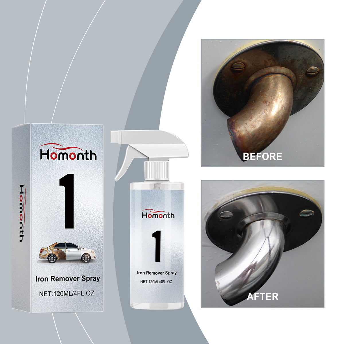 Rust Remover Car Care Paint Dissolver De Yellowing Cleaner - Image 3