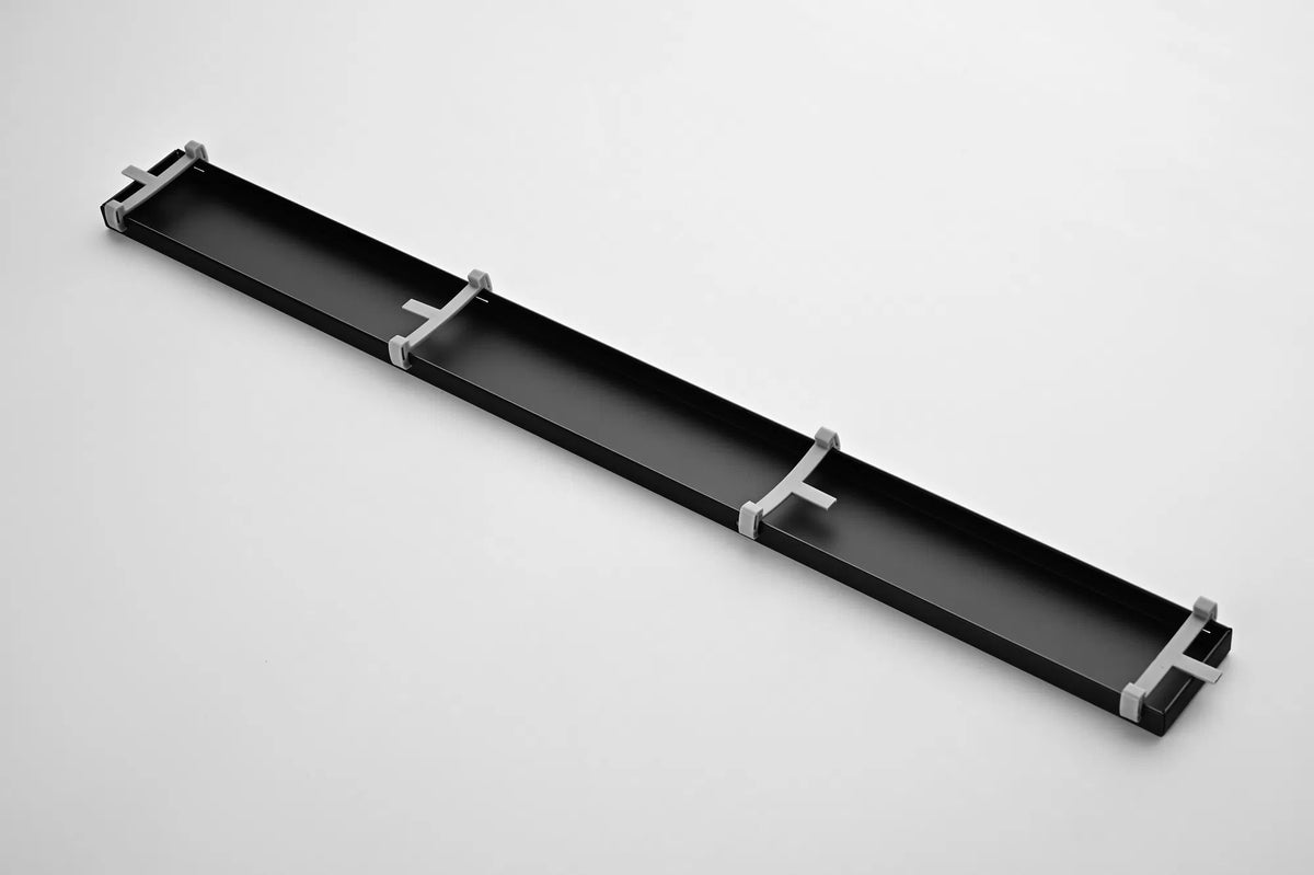 24 Inch Linear Shower Drain with 2 in 1 Flat & Tile Add Removable Cover 304 - Image 4