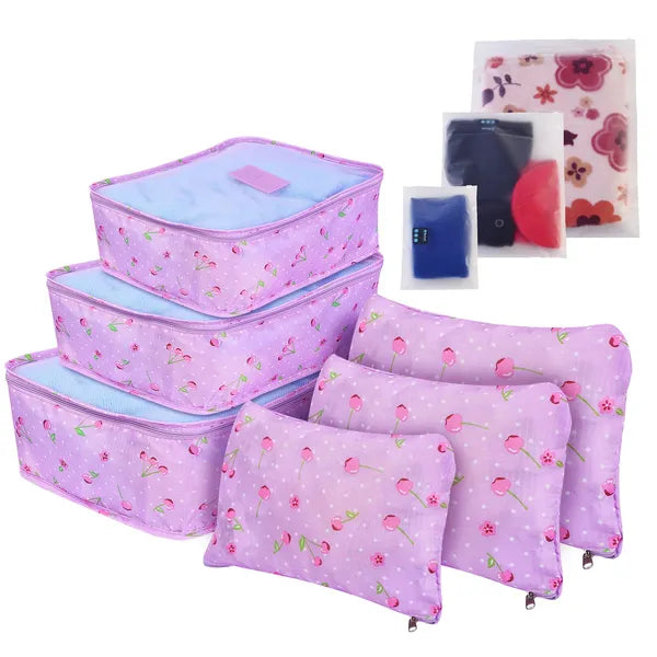 9pcs clothes storage bags water main view