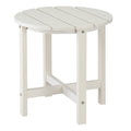 White Round HDPE Side Table