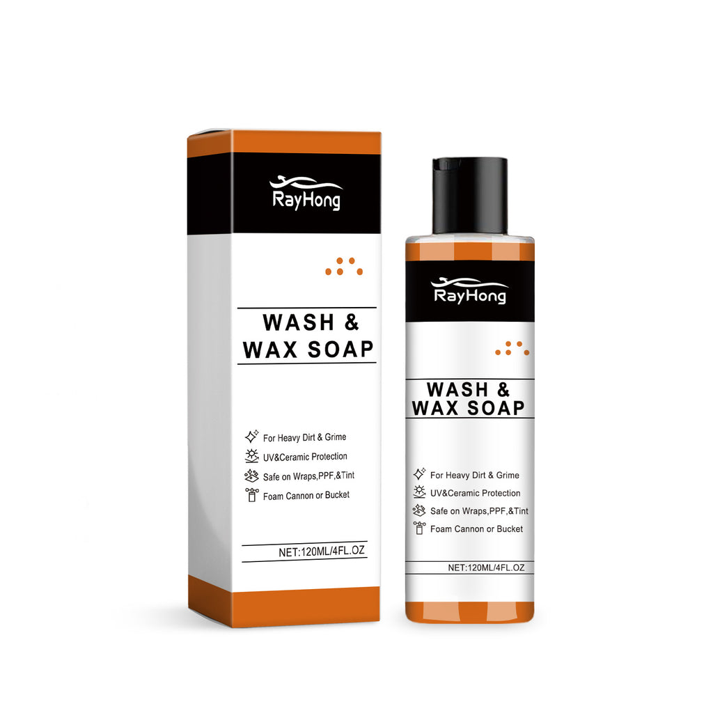 Orange Car Wash Soap Home Concentrated Decontamination Shine
