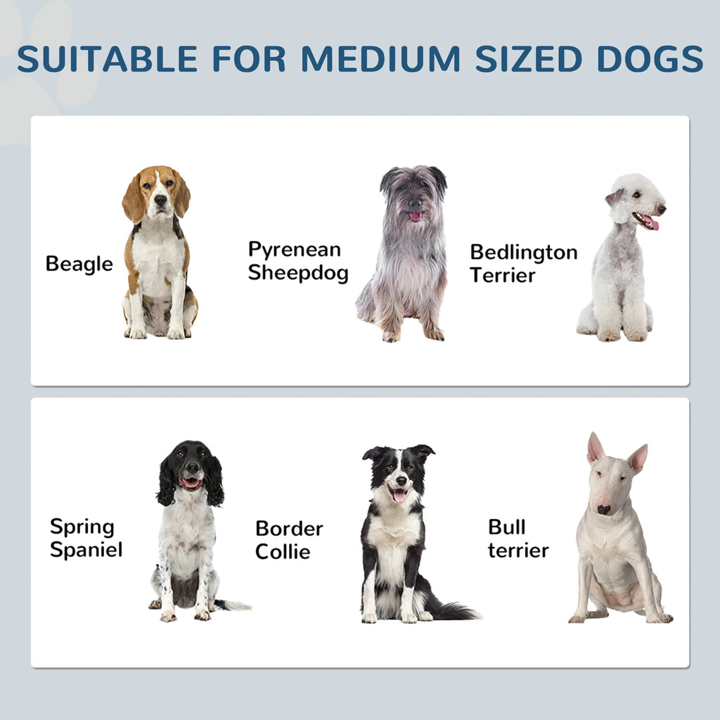 Pet Food Storage Container Dog Feeding Station w/ Adjustable Panel Hooks for - Image 5