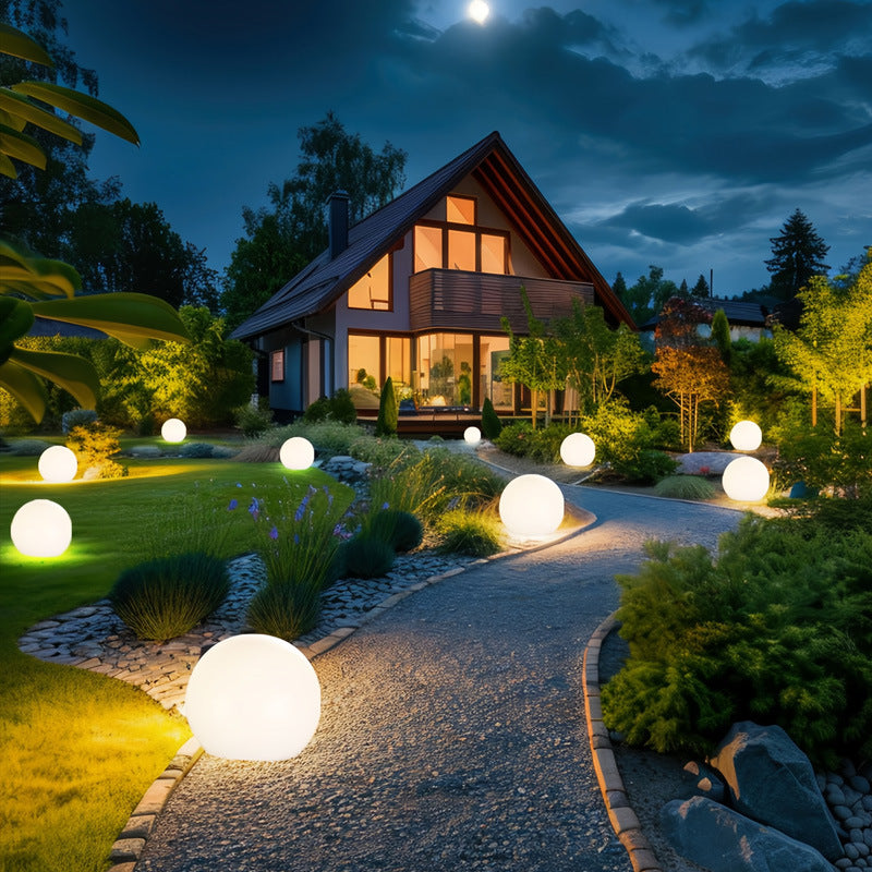 outdoor solar garden light landscape detail and structure