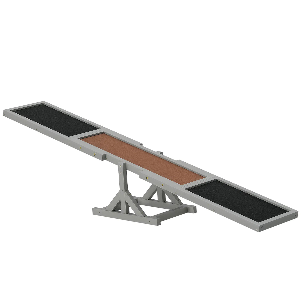 Wood Pet Seesaw Platform Dog Agility Training Equipment Run Game Toy Weather - Image 2