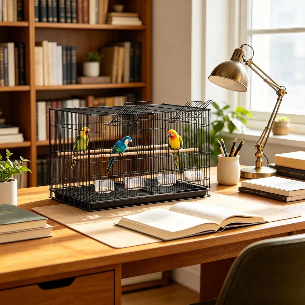 Bird Cage with Easy to Clean 760 X 460 X 455 Mm - Image 5