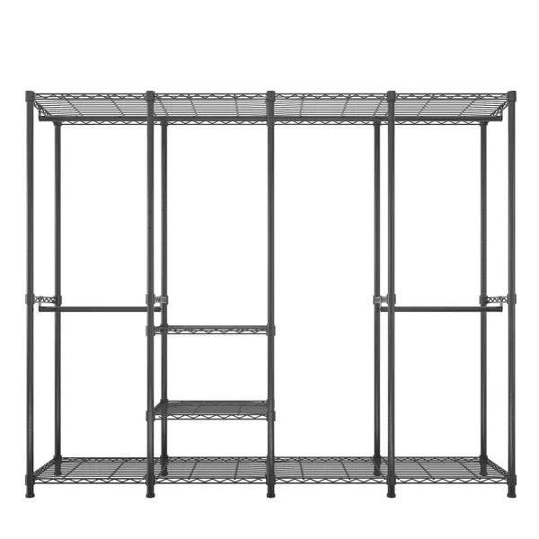 (190 x 40 x 190) Cm Wire Garment Rack Heavy Duty Clothes Rack Closet Organizer - Image 5