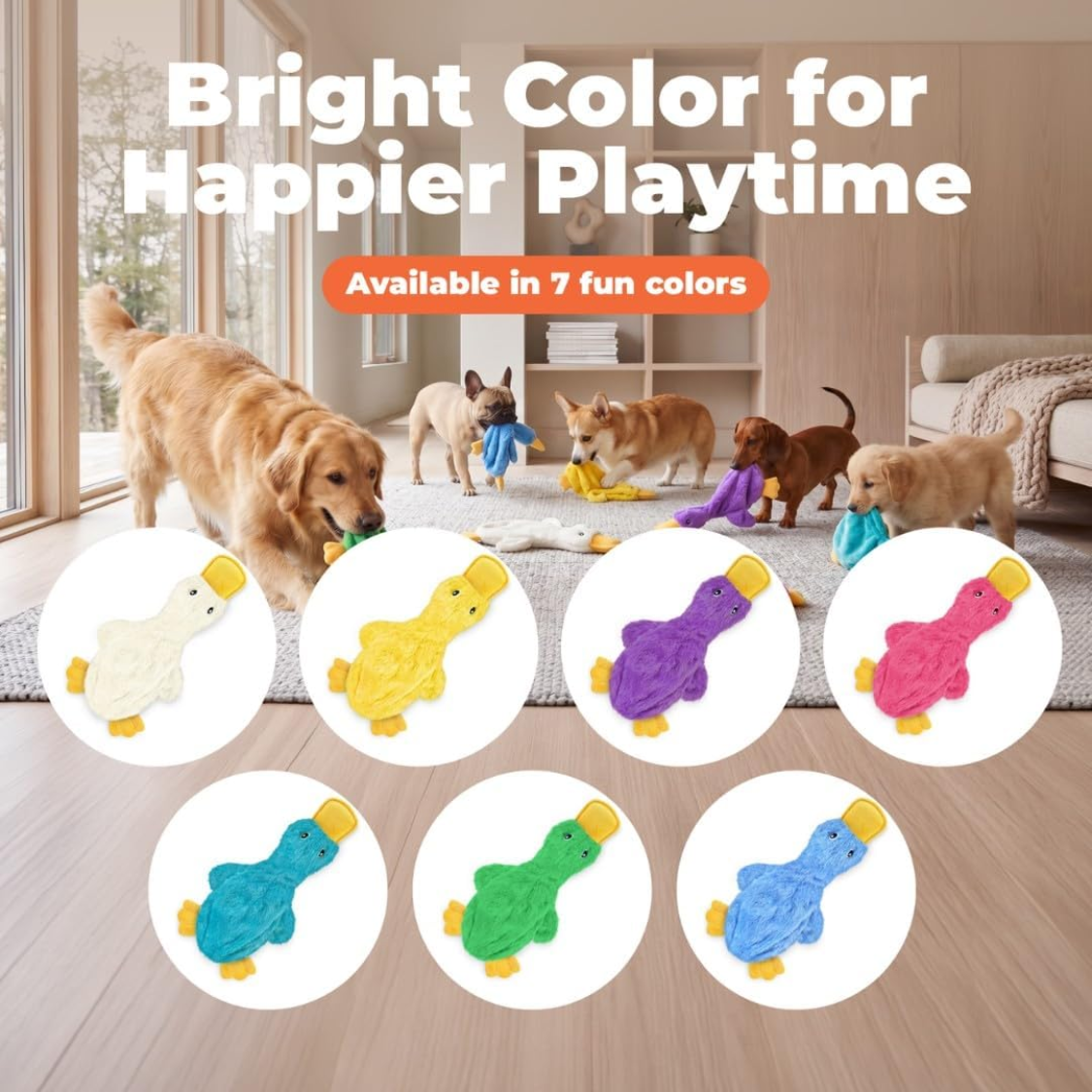 Best Pet Supplies Interactive Squeaky Dog Chew Toy Ideal Dog Toys For Chewers - Image 2