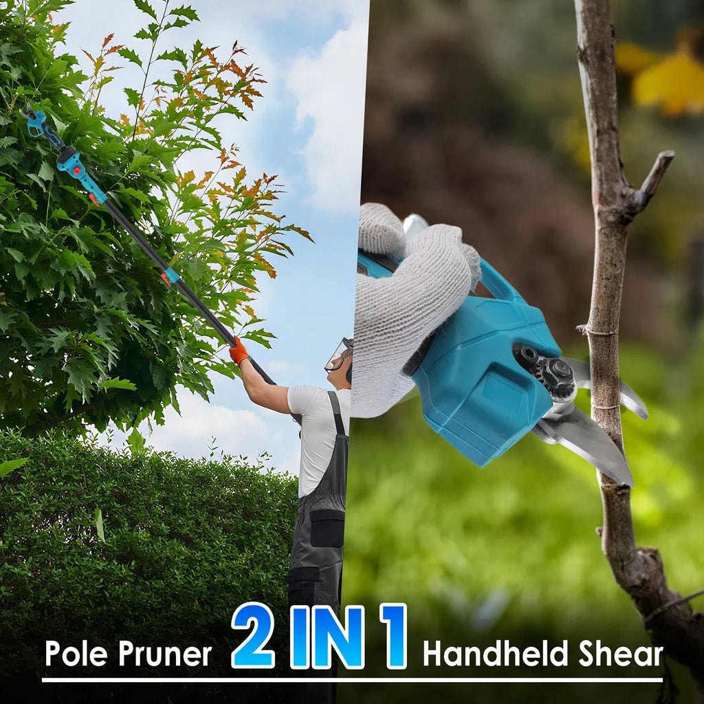 2 in 1 Electric Pole Pruning Shears with Brushless Motor and Extension Pole - Additional Product View Pole Pruning Shears