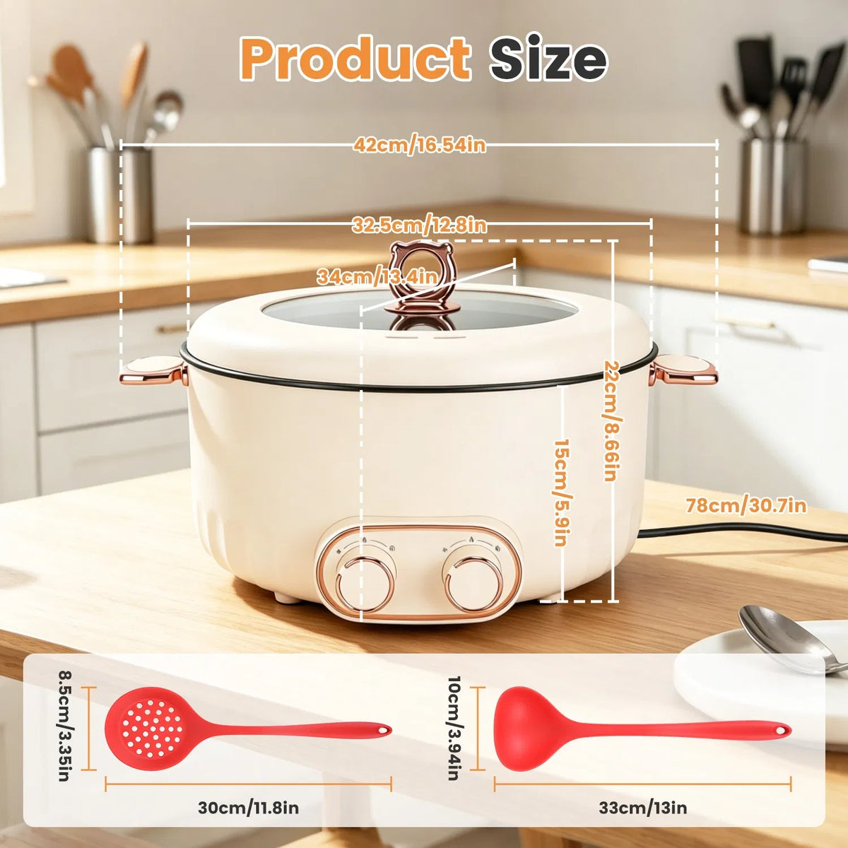6 Liter Dual Flavor Electric Shabu Shabu Hot Pot for 3 6 Guests Non Stick - Image 2