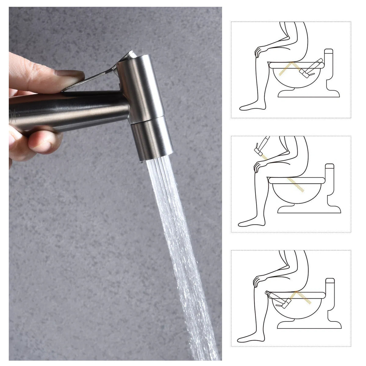 Bidet Sprayer for Toilet Handheld Cloth Diaper Sprayer