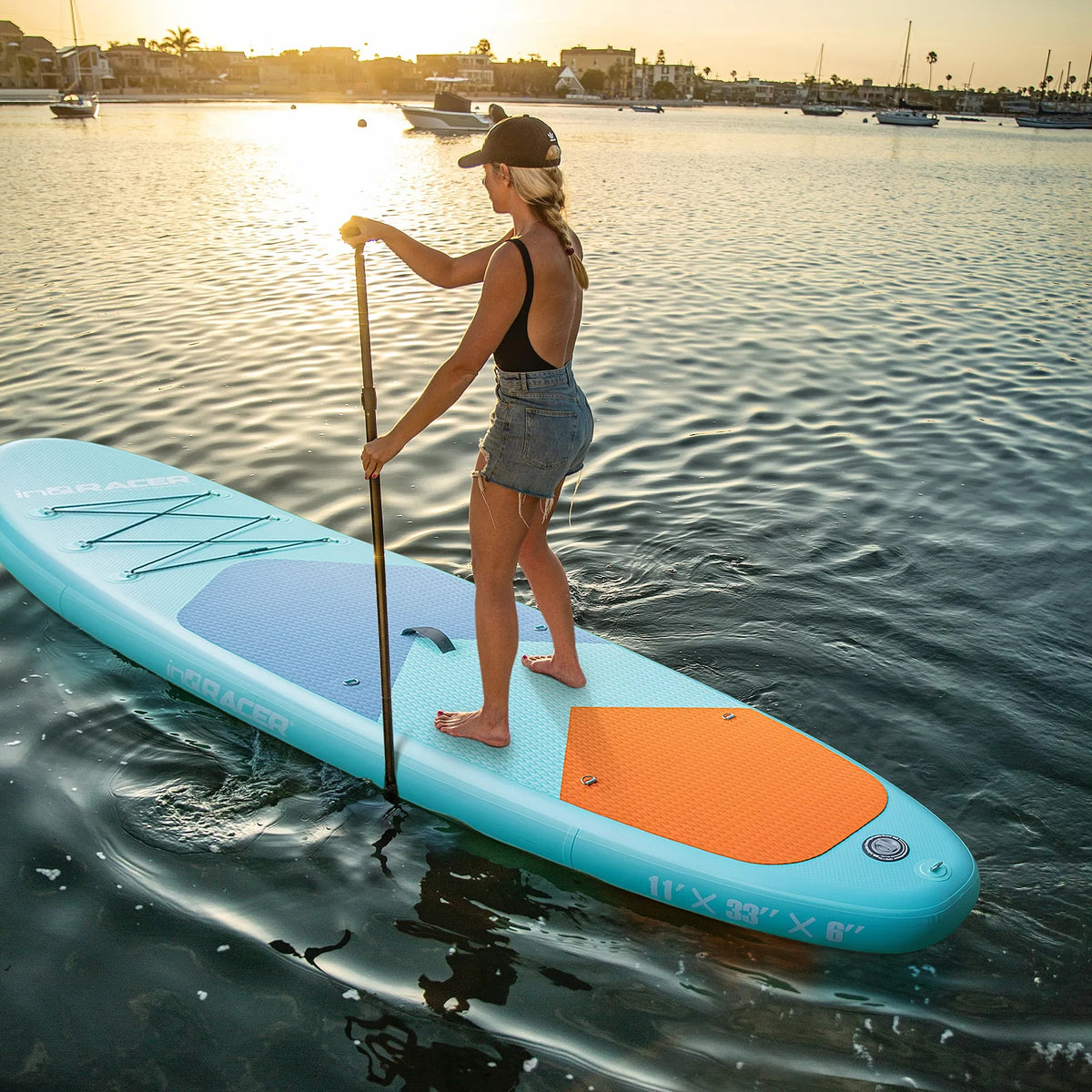10 6 Inflatable Stand Up Paddle Board With Free Premium SUP Accessories & Backpack - Image 4