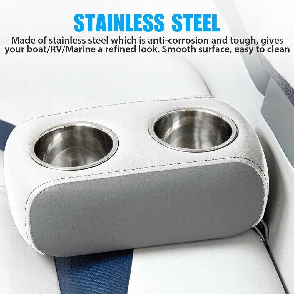 Universal Stainless Steel Cup Drink Holders For Car Boat Truck Marine Camper RV - Image 8