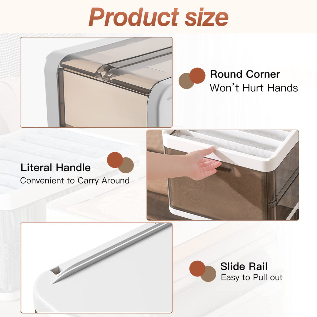 pack foldable storage bin with product angle 8