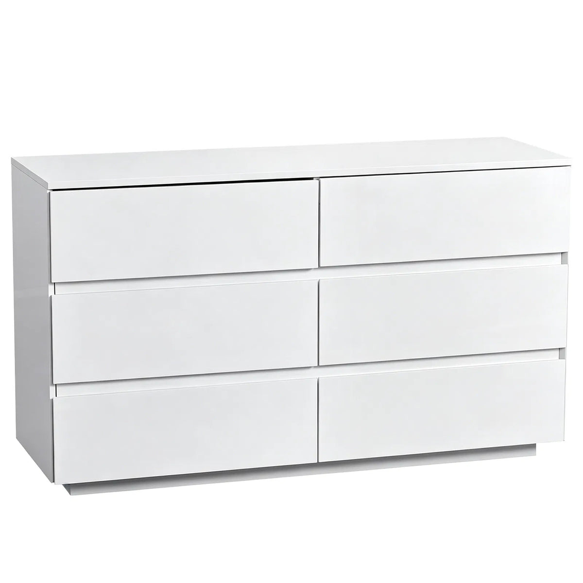 Handle Free 6 Drawer Storage Cabinet Chest of Drawers with USB Powered RGB LED - Image 4