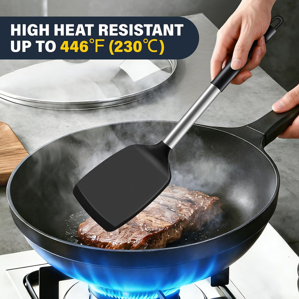 pack silicone spatula set solid detail and structure
