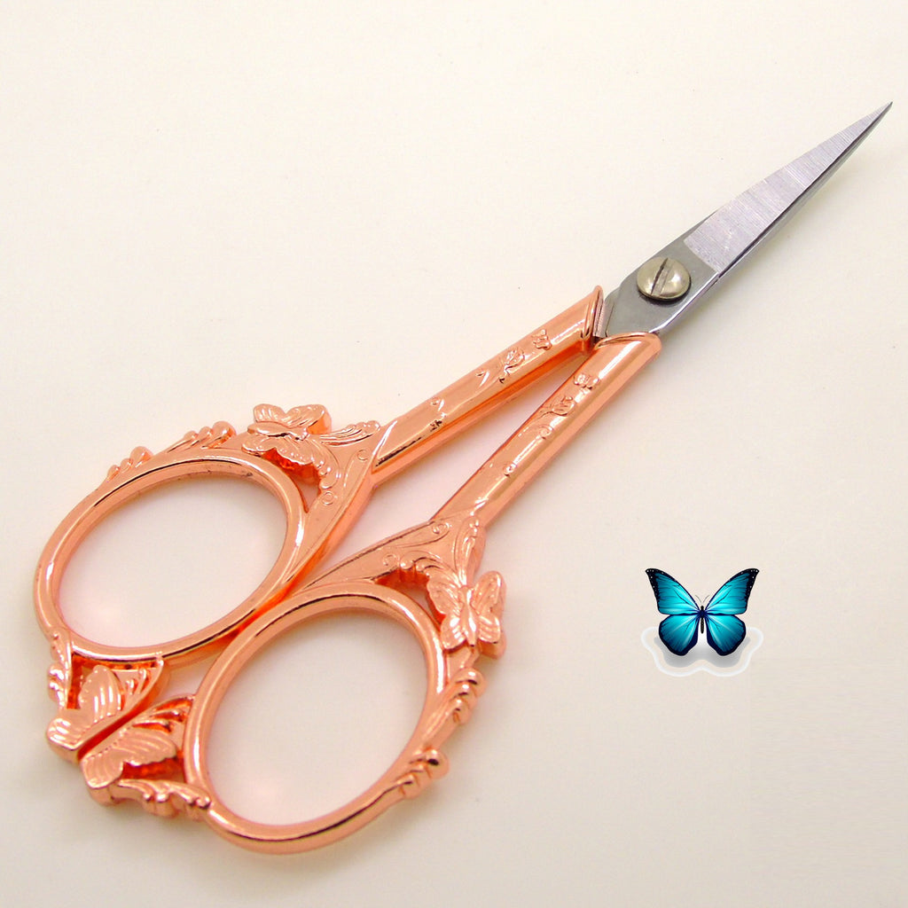 Butterfly Cut Retro Cut Cute Shape Tailor Scissors Yarn Embroidery Thread Head - Image 4