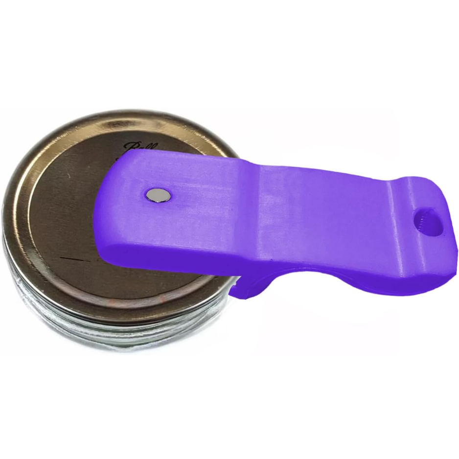 Mason Jar & Canning Opener Tool With Magnetic Lid Lifter Purple Vacuum Seal - Image 4