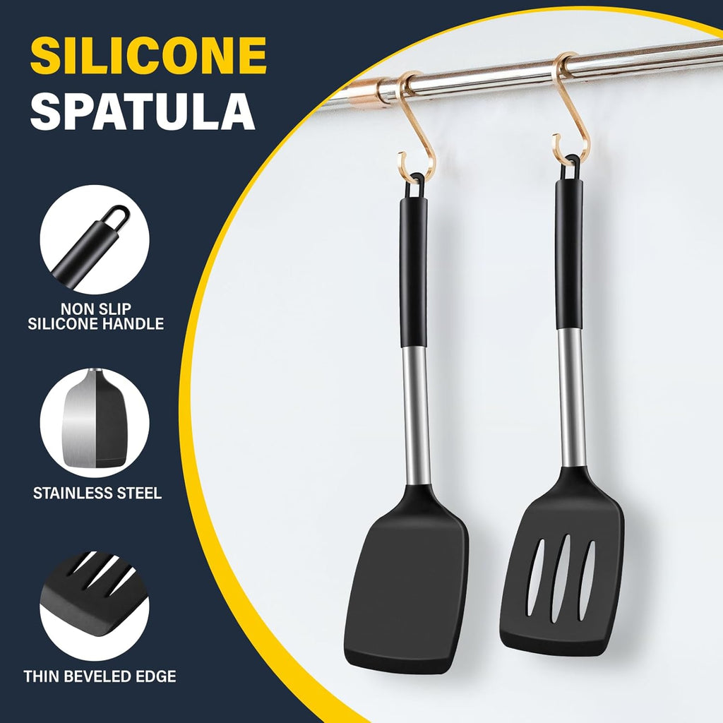 pack silicone spatula set solid product angle 7