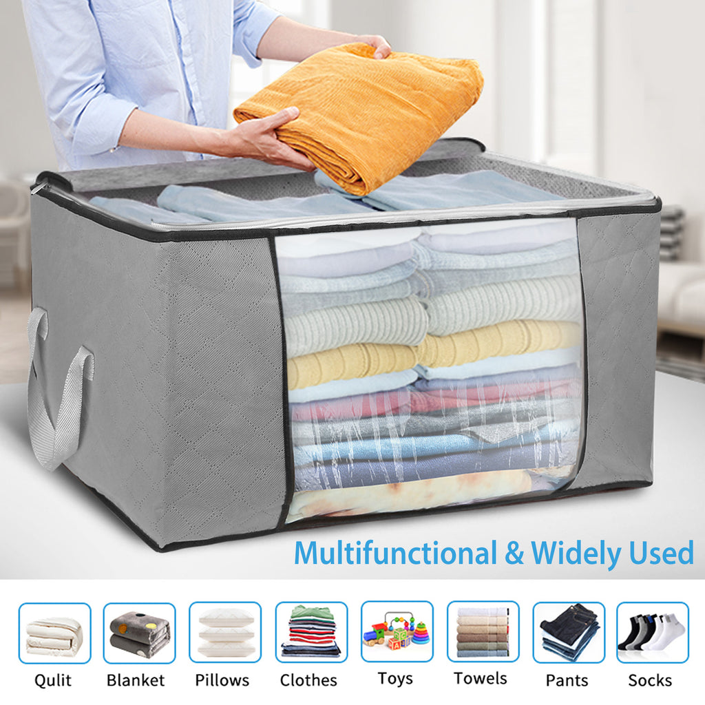 2pcs clothes storage bag for product angle 8