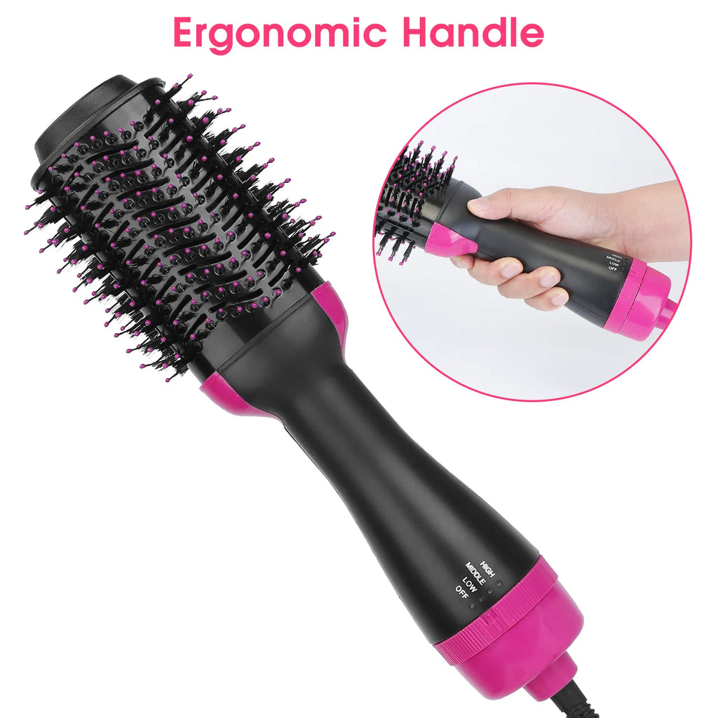 4 In 1 Hot Hair Brush Hair Dryer Volumizer Brush Dryer Comb For Straightening - Image 5