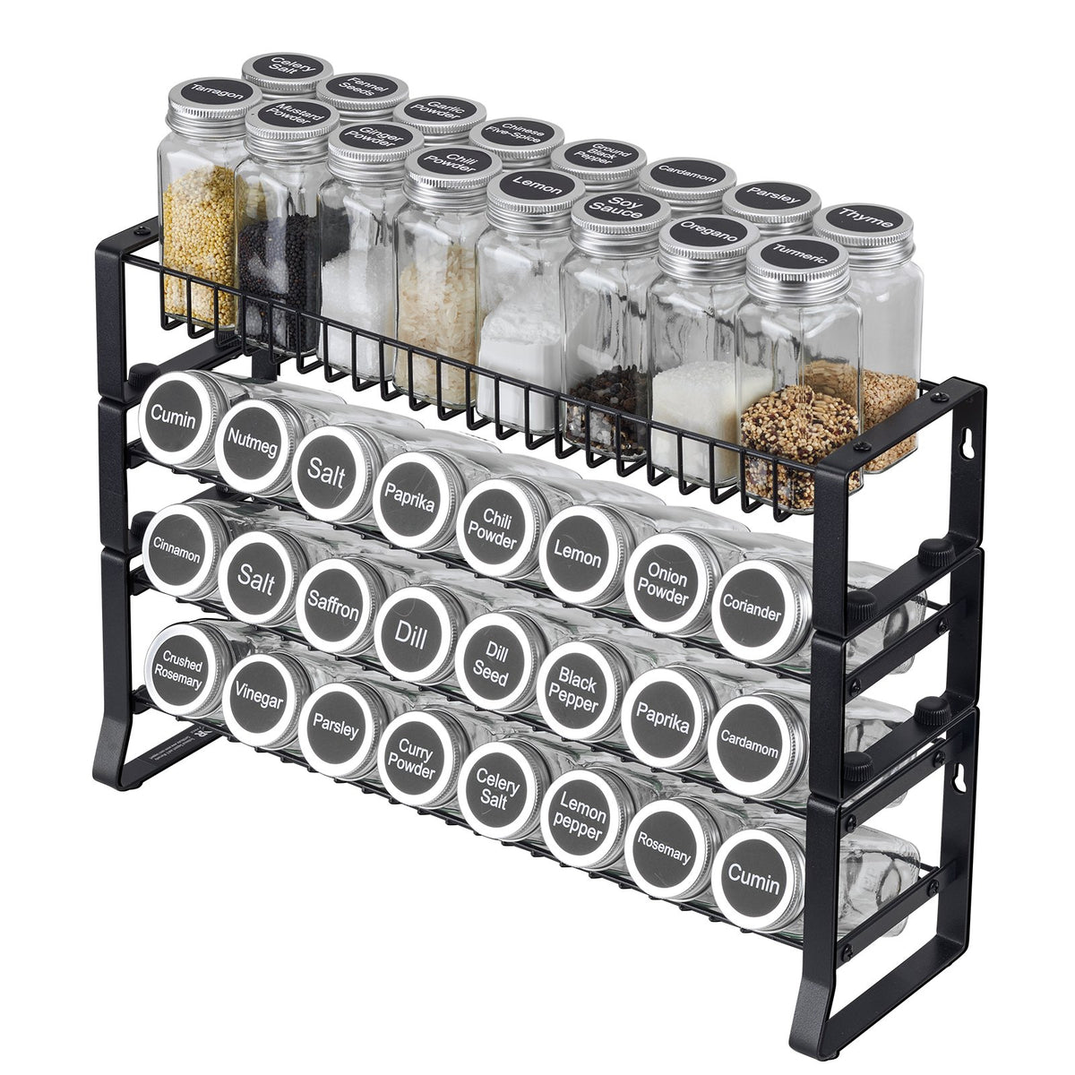 spice rack organizer for cabinet product angle 6