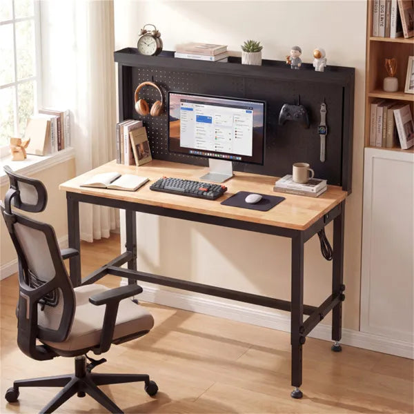 48in heavy-duty garage workbench with hardwood top product view 2