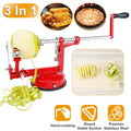 3 in 1 Apple Peeler Slicer Corer with Stainless Steel Blade Zinc Alloy Hand