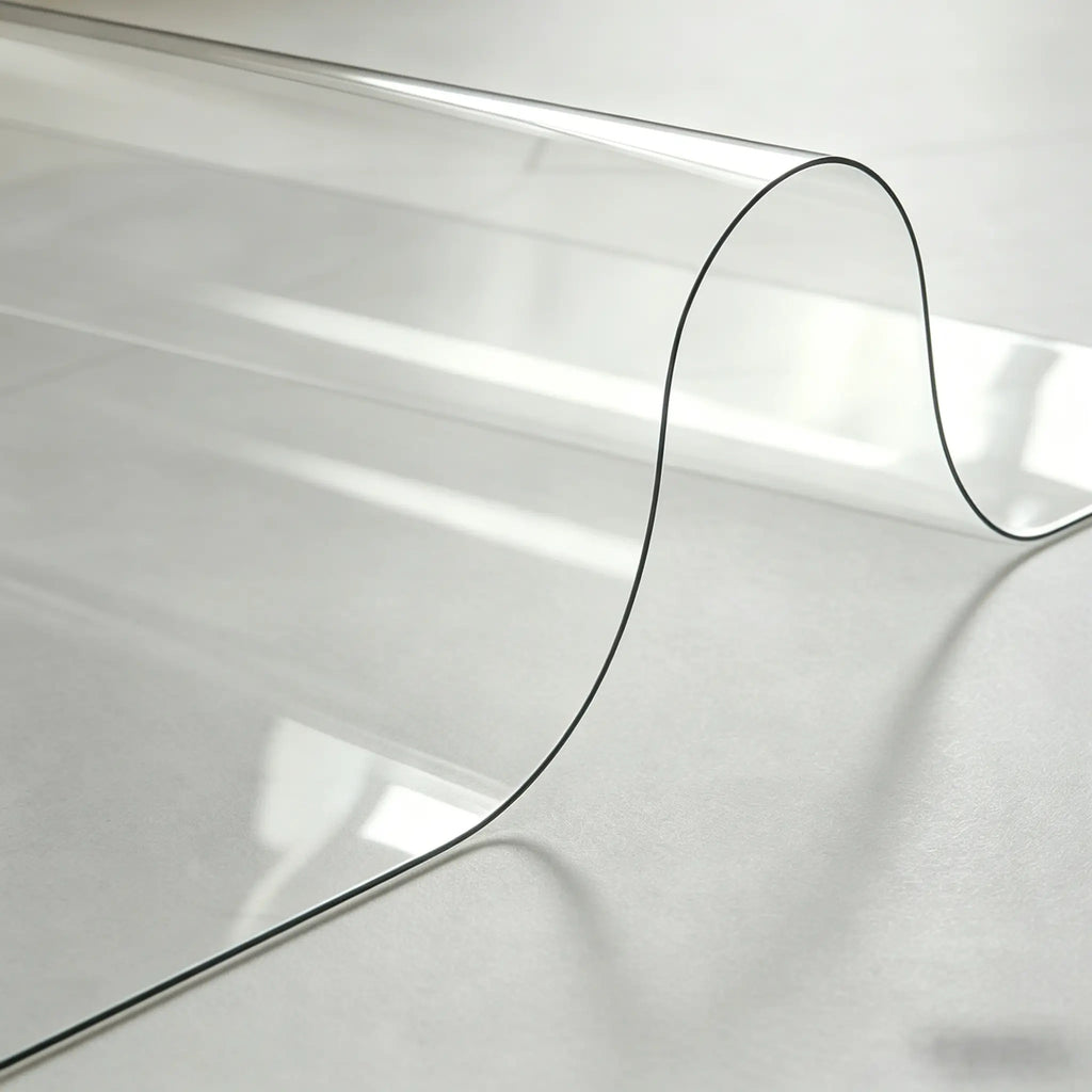 Clear Table Protector Mat 1.5mm Thickness Waterproof Heavy Duty PVC Table - Image 2