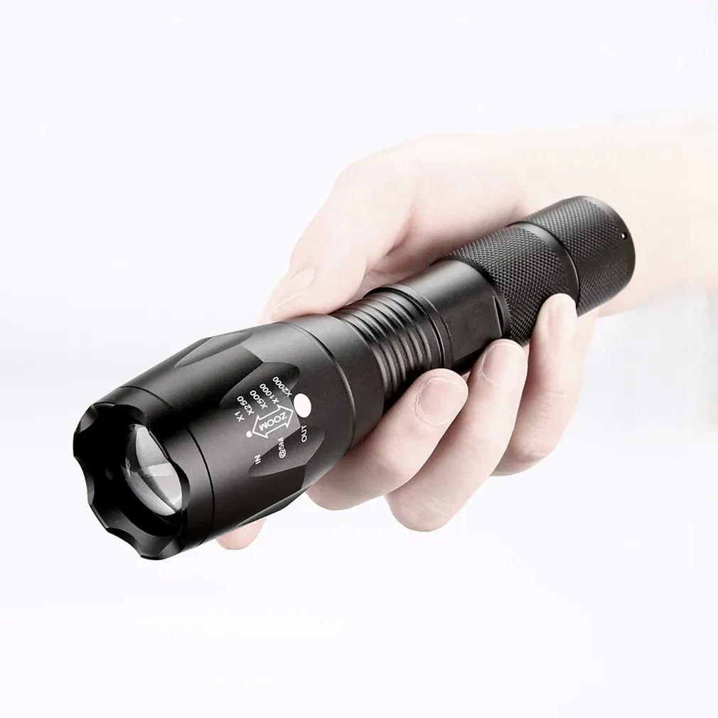Super Bright 90000LM LED Tactical Flashlight 5 Modes Zoomable Torch Searchlight - Image 4