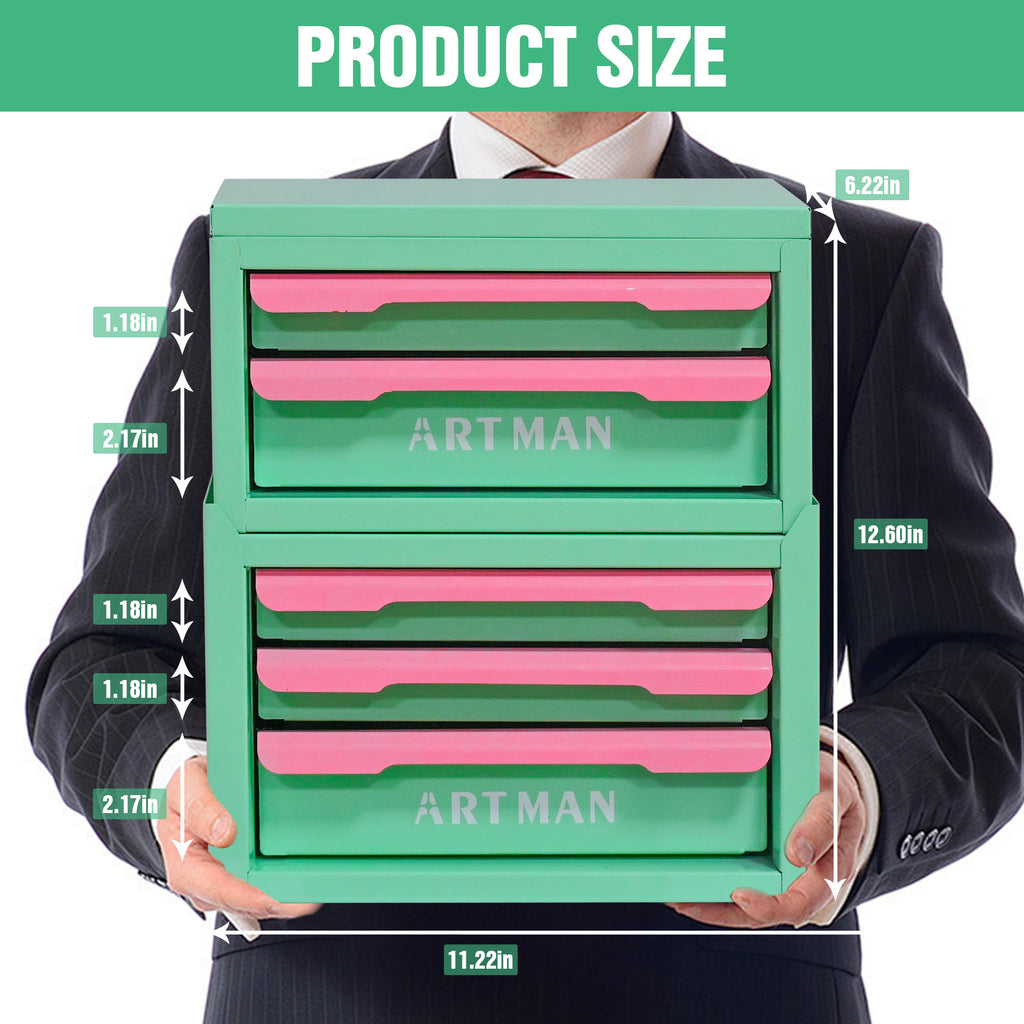 Drawer style Desktop Storage Box Office Workstation Organizing Magic Tool - Image 4