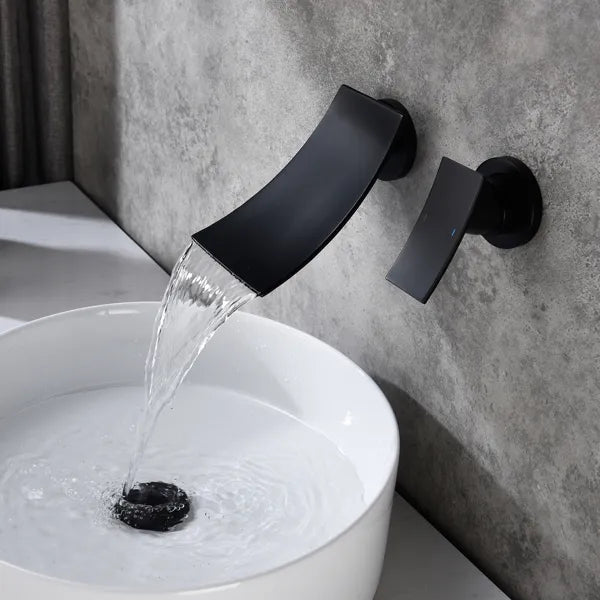 Wall mounted bathroom waterfall faucet - Image 5