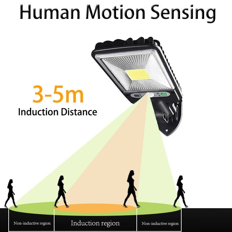2Pack Waterproof LED Solar Powered Light PIR Motion Sensor Outdoor Lamp Garden - Image 2