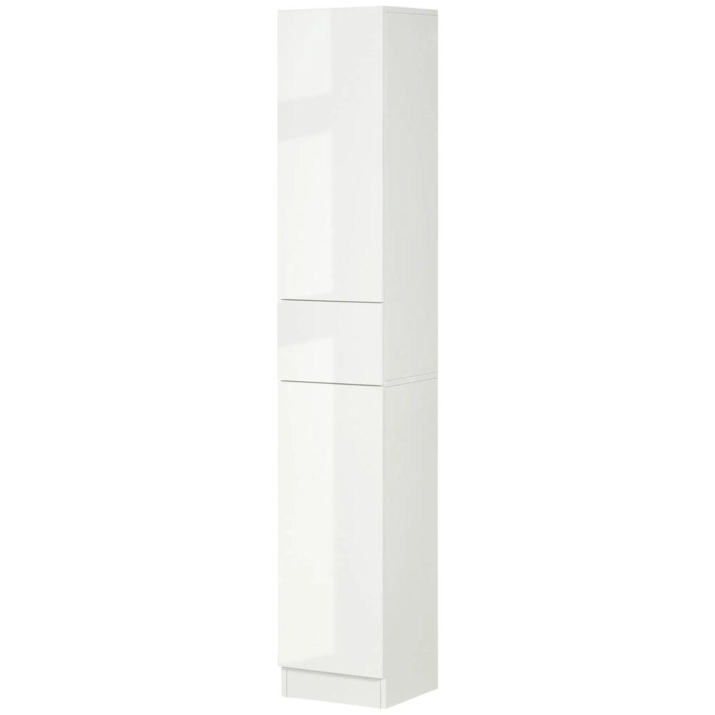 Tall Bathroom Cabinet Narrow Bathroom Storage Cabinet with Doors Drawer and