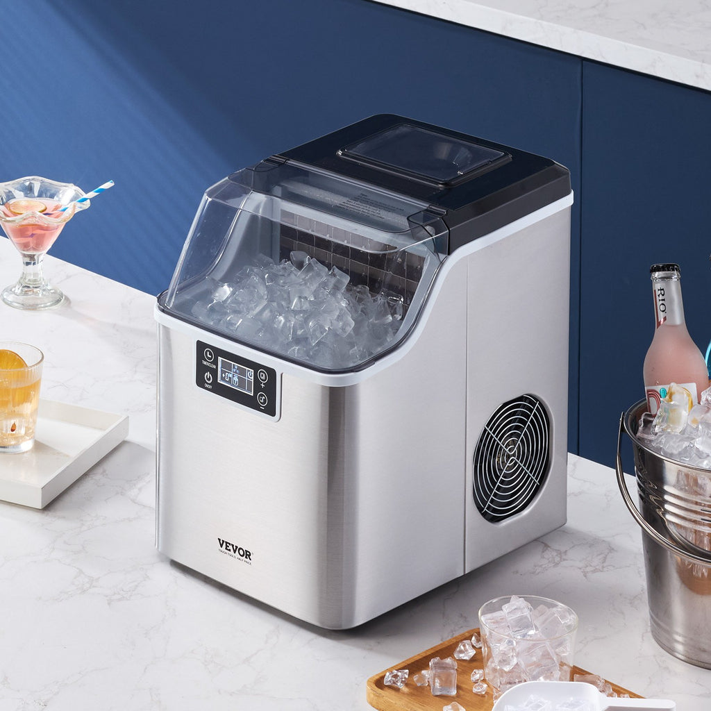 Portable Countertop Ice Maker 45lbs 24H Self Cleaning With Scoop Basket Home Bar - Image 6