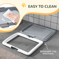 25" x 19" Pee Pad Holder Dog Potty Tray for Indoor Outdoor Easy to Clean Dog