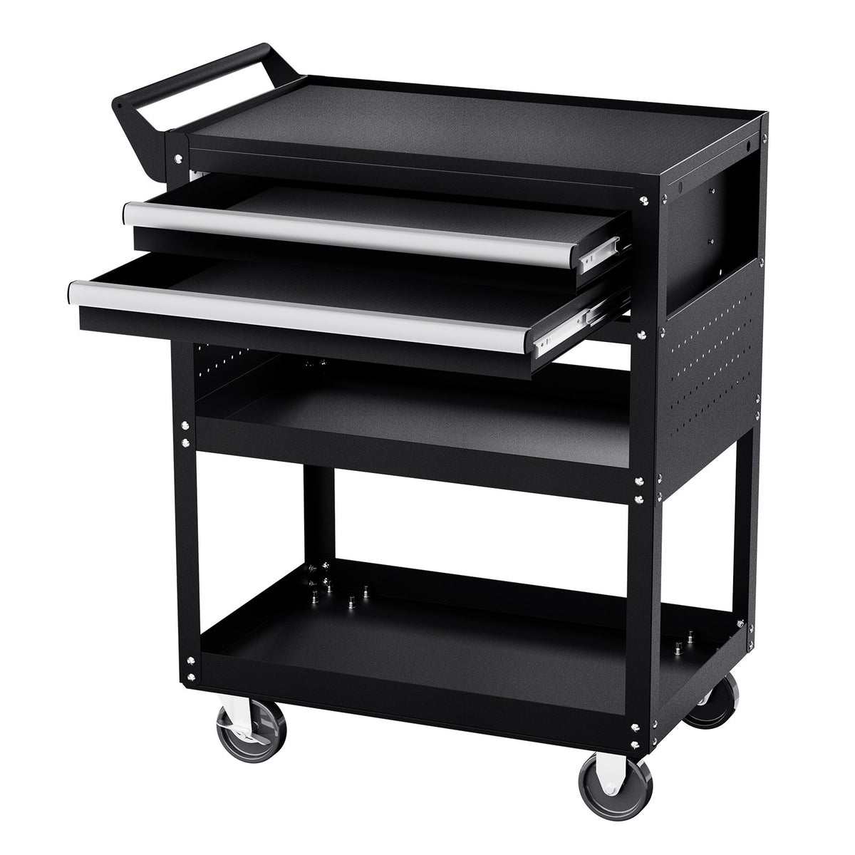 5 Tier Tool Cart With Wheels 400 Lbs Load Capacity Rolling Work Cart