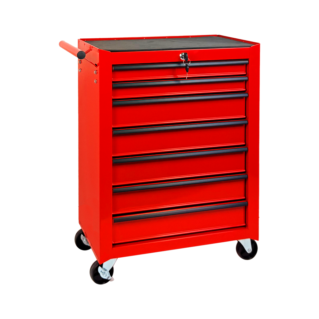 7 Drawer Rolling Tool Storage Cabinet With Detachable Top Tool Box Universal - Image 2