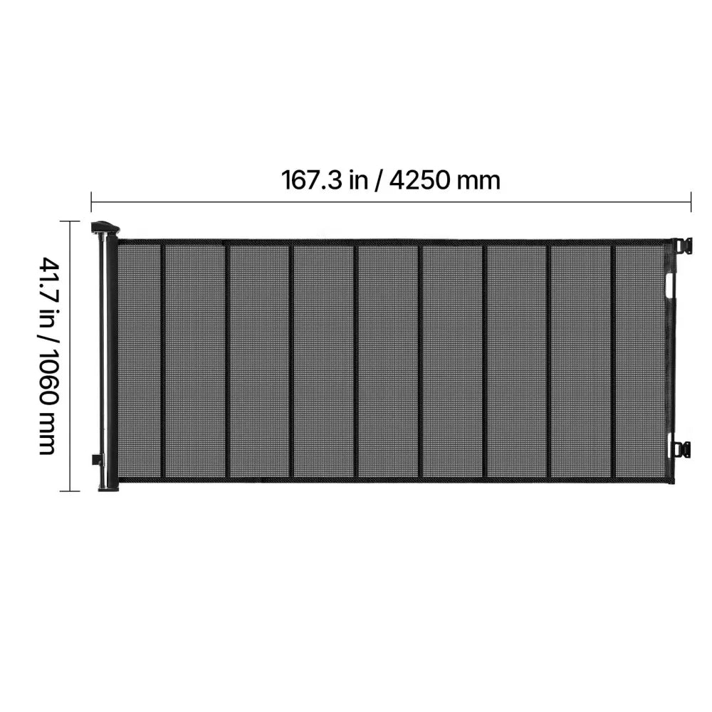 Retractable Baby Gate Expands Up to 163.3 Inches Wide 39 Inches High - Image 2