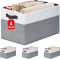 pack large closet storage baskets main view