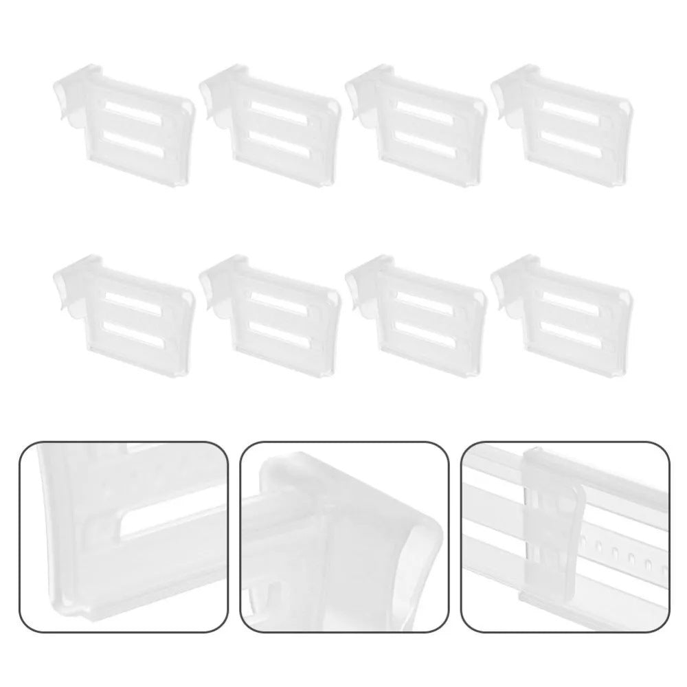 8pcs transparent plastic refrigerator dividers in use lifestyle