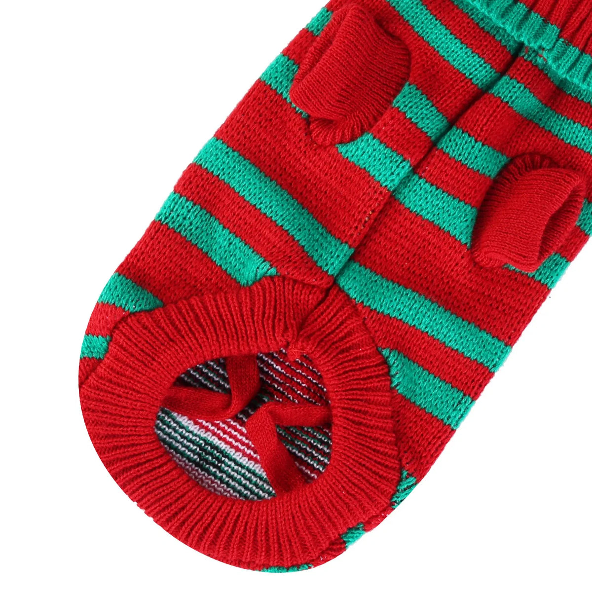 Pet Christmas Turtleneck Sweater Dog Cat Christmas Clothes Snowman Stripes - Image 4