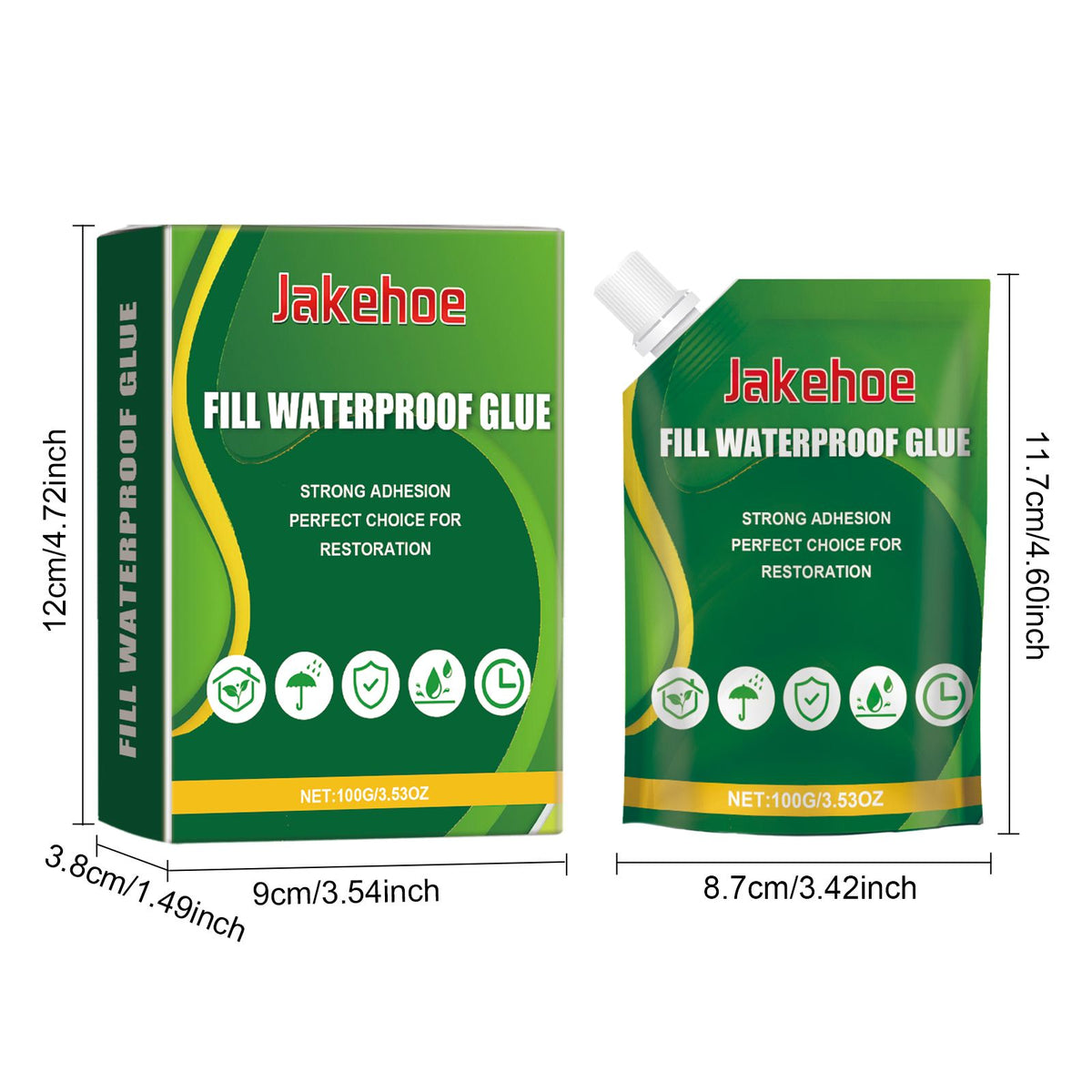 JAKEHOE Waterproof Grout Repair Sealant Kit 100 g Kit - Image 5