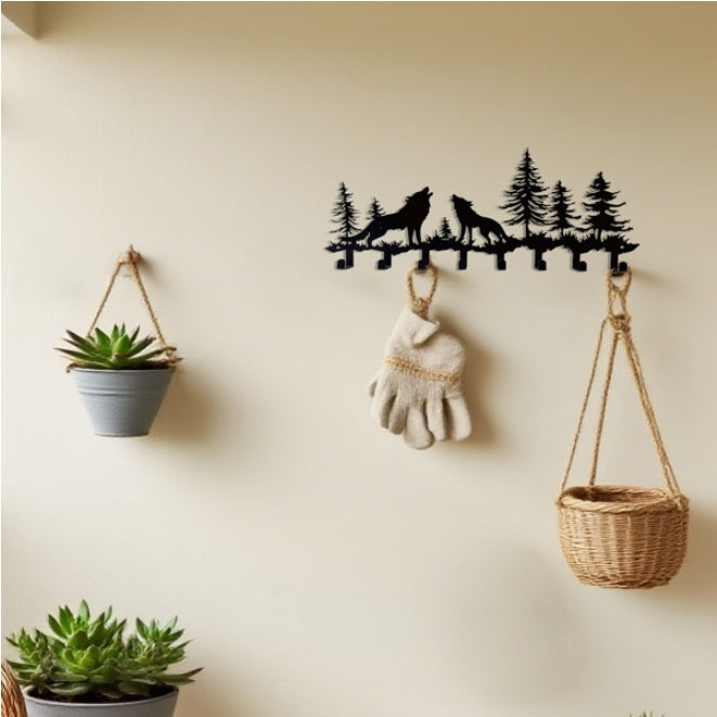 wolf key holder wall mount product angle 6