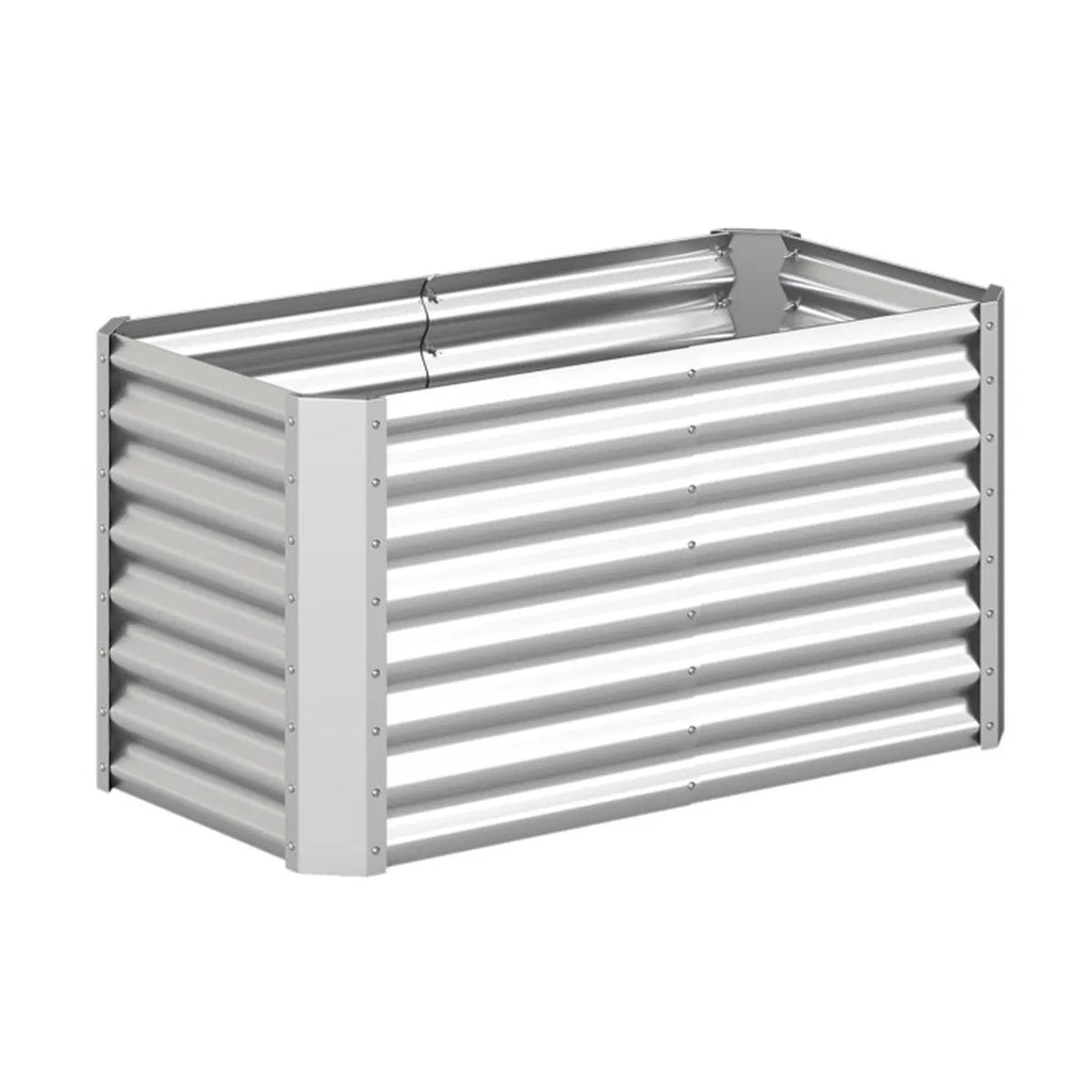 4×2×2 Ft Galvanized Steel Raised Garden Bed Outdoor Planter Box for Vegetables - Image 5