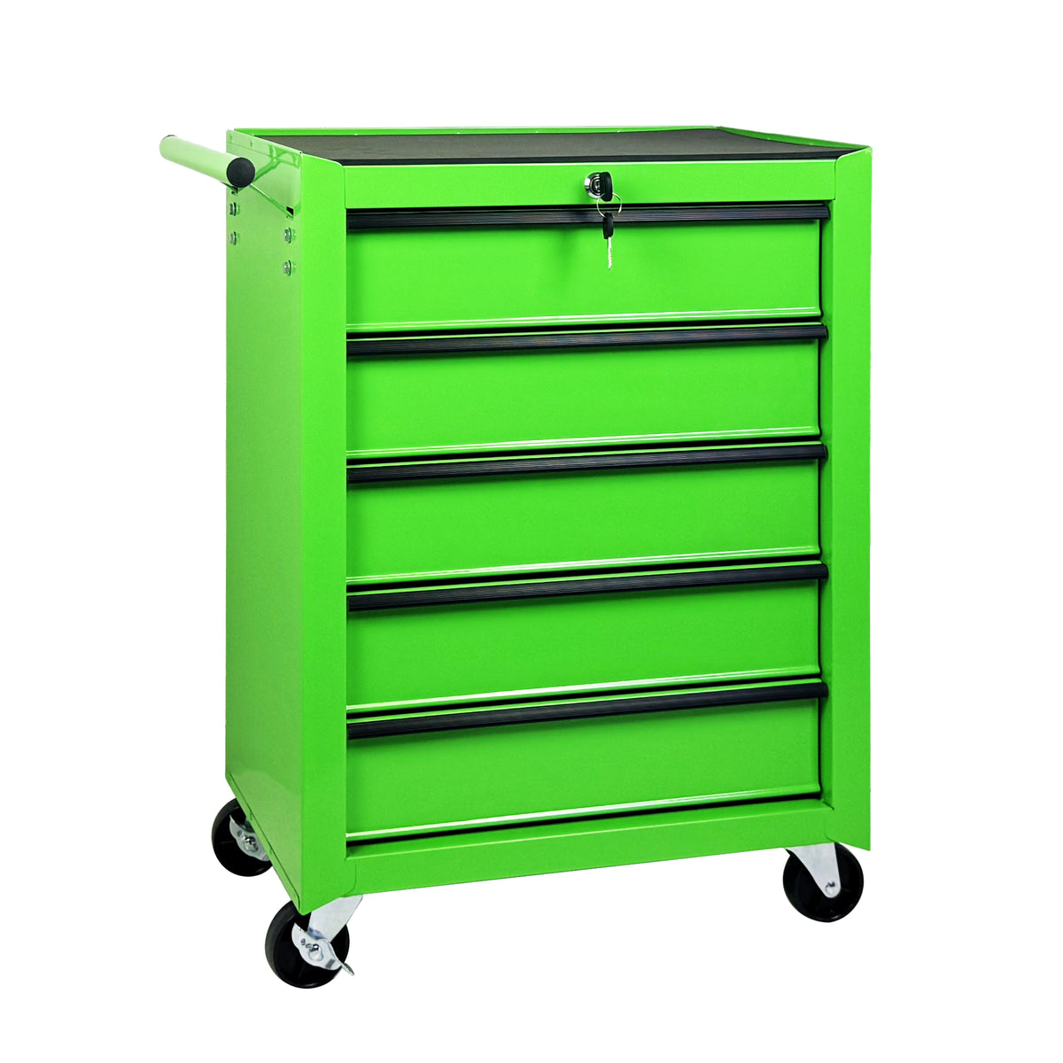 Rolling Metal Tool Chest with 5 Drawers 20" 5 Drawer Tool Chest Cabinet with - Image 2
