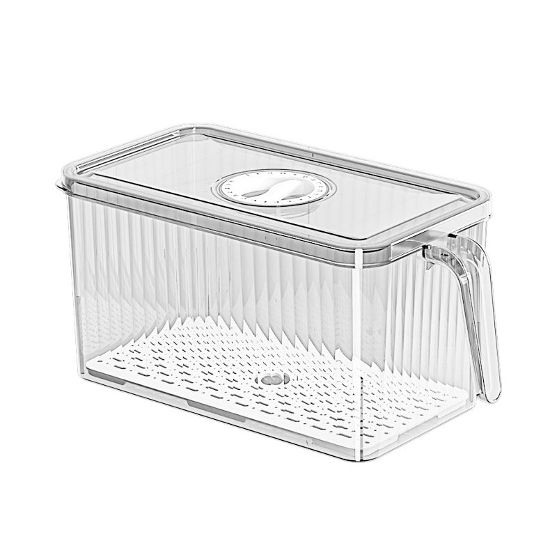 transparent food grade drainable refrigerator dimensions and features